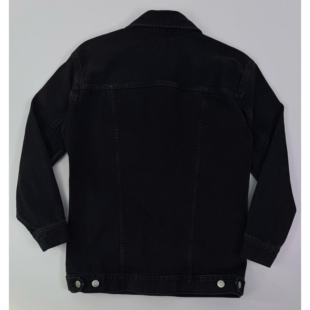 Madewell Black Denim Trucker Jacket Women’s XXS Classic Fit - Picture 5 of 8